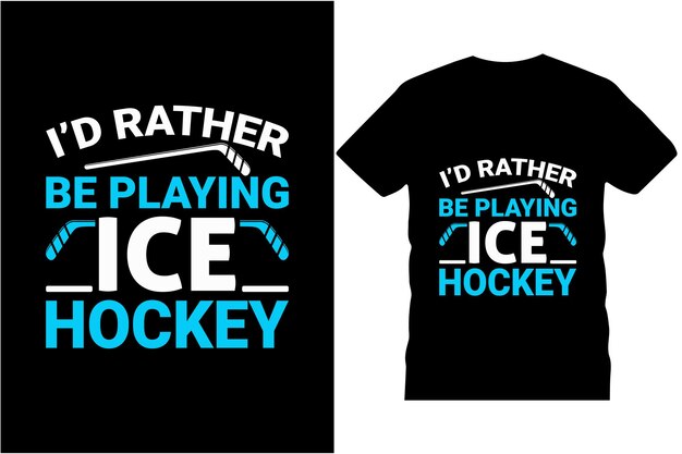 Vector diseño de camiseta de hockey sobre hielo gráfico vectorial Ilustración vectorial gratuita de casco con alas y s