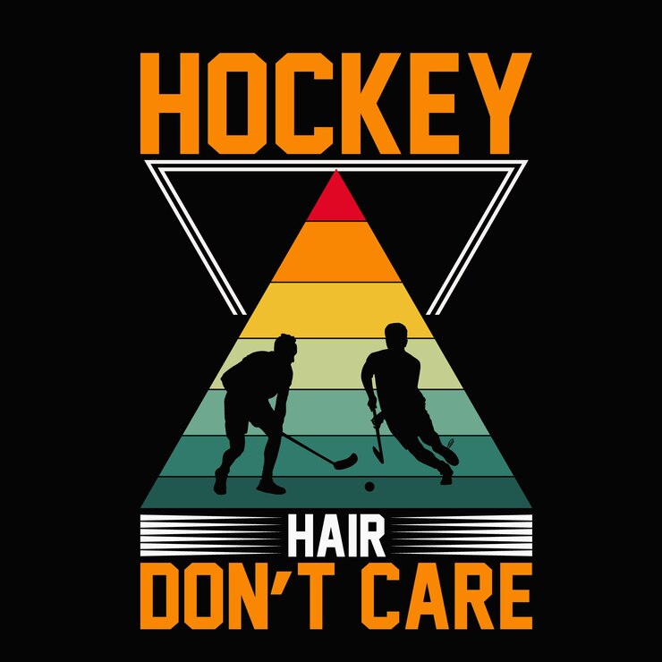 vector de diseño de camiseta de hockey