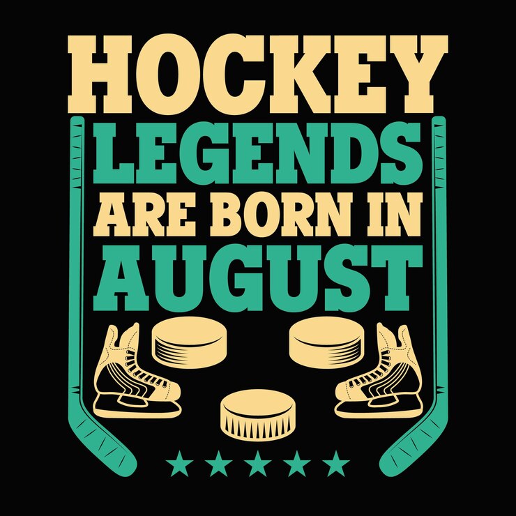 vector de diseño de camiseta de hockey