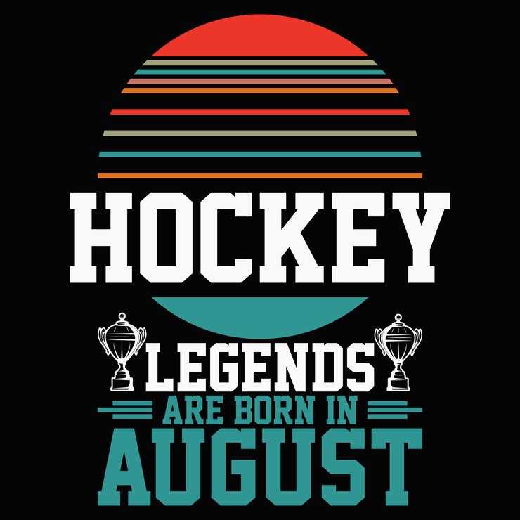 vector de diseño de camiseta de hockey