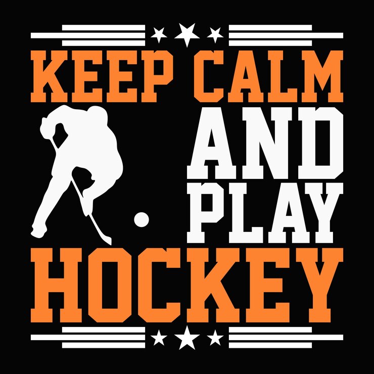 vector de diseño de camiseta de hockey