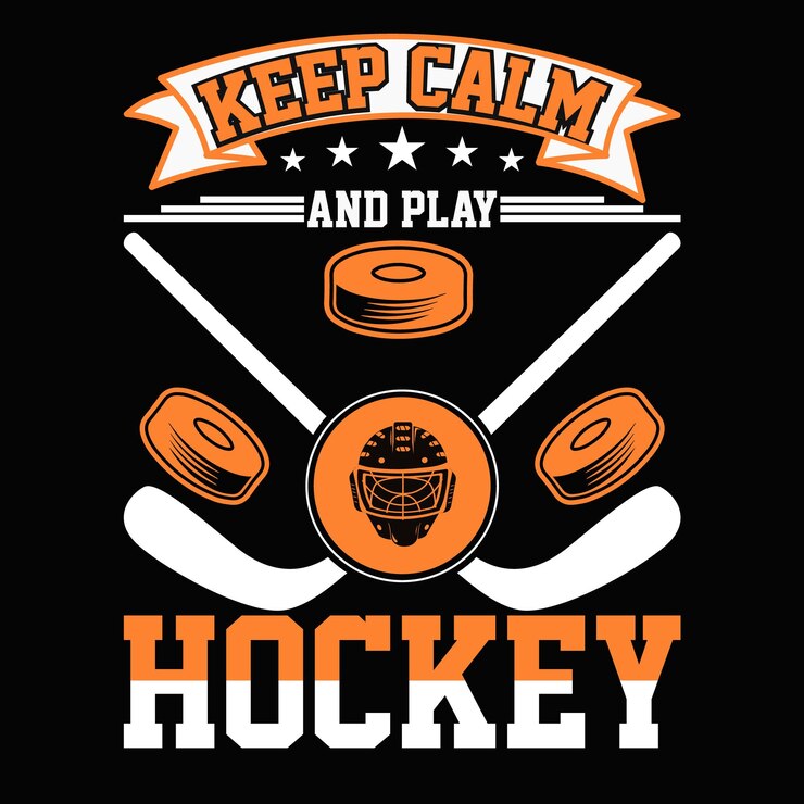 vector de diseño de camiseta de hockey