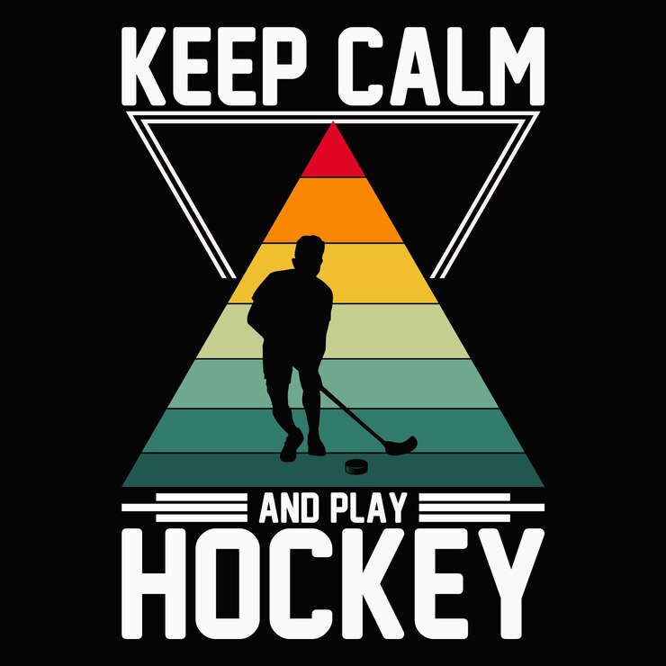 vector de diseño de camiseta de hockey