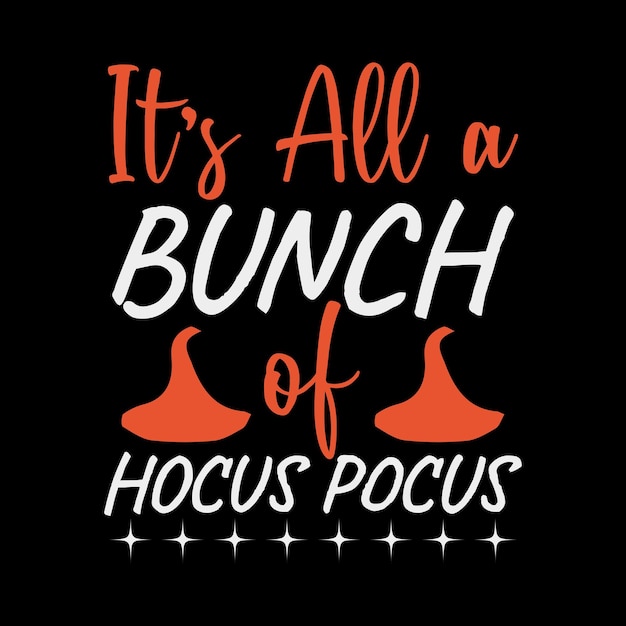 vector de diseño de camiseta hocus pocus