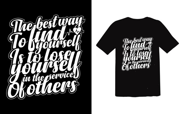 Vector de diseño de camiseta motivacional inspiradora
