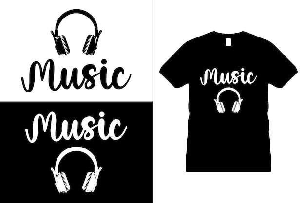 Vector de diseño de camiseta motivacional de música. Uso para camisetas, tazas, pegatinas, etc.