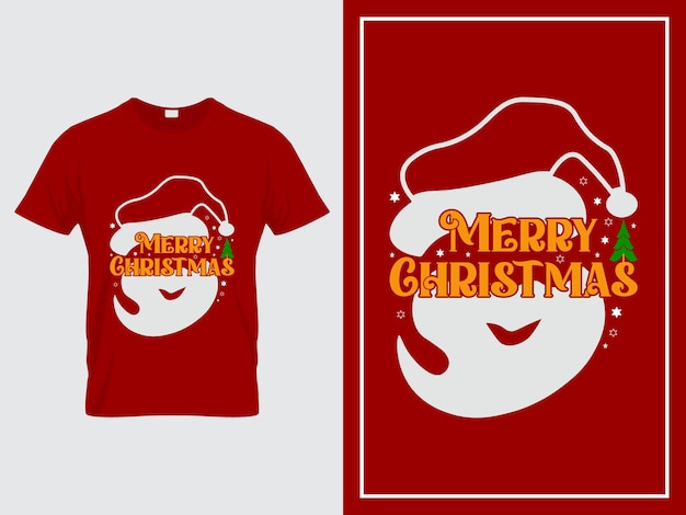 Vector vector de diseño de camiseta de navidad citas de feliz navidad