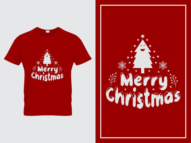 Vector de diseño de camiseta de Navidad Citas de Feliz Navidad