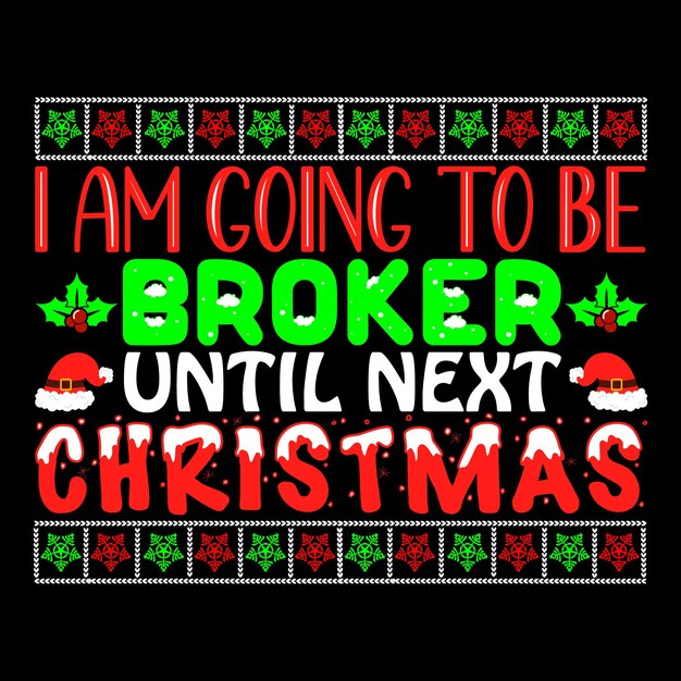 vector de diseño de camiseta de navidad