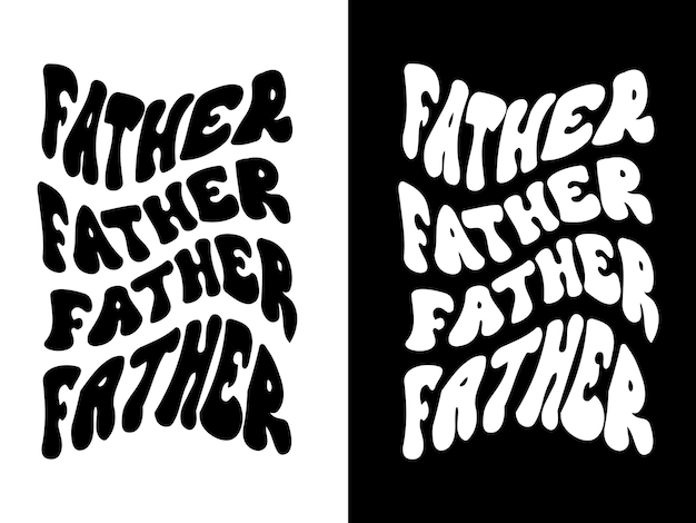 vector de diseño de camiseta padre