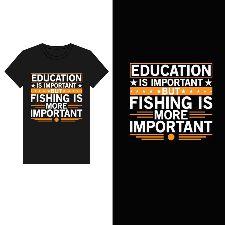 Vector de diseño de camiseta de pesca