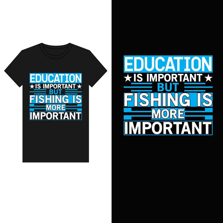 Vector de diseño de camiseta de pesca