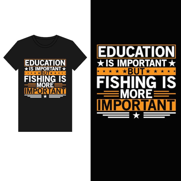 Vector de diseño de camiseta de pesca