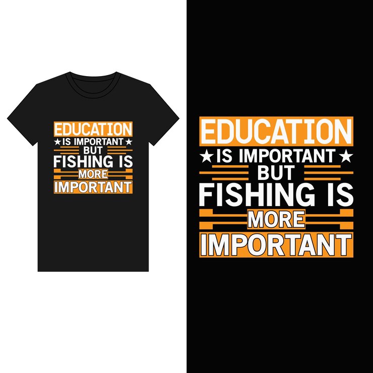 Vector de diseño de camiseta de pesca