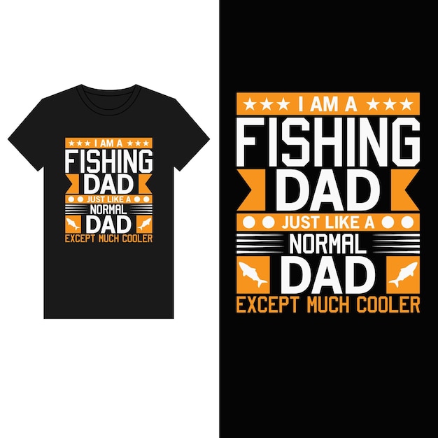Vector de diseño de camiseta de pesca