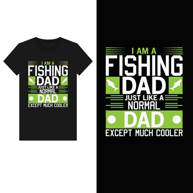 Vector de diseño de camiseta de pesca