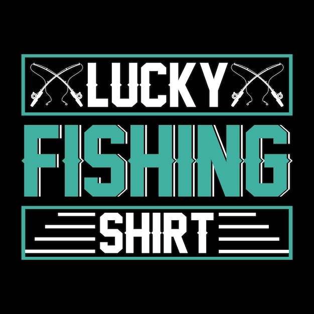 Vector de diseño de camiseta de pesca