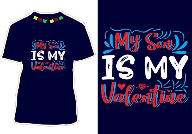 Vector de diseño de camiseta de san valentín