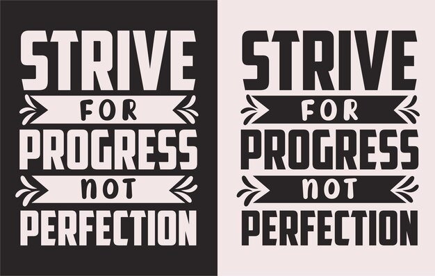 Vector de diseño de camiseta de tipografía motivacional qoute