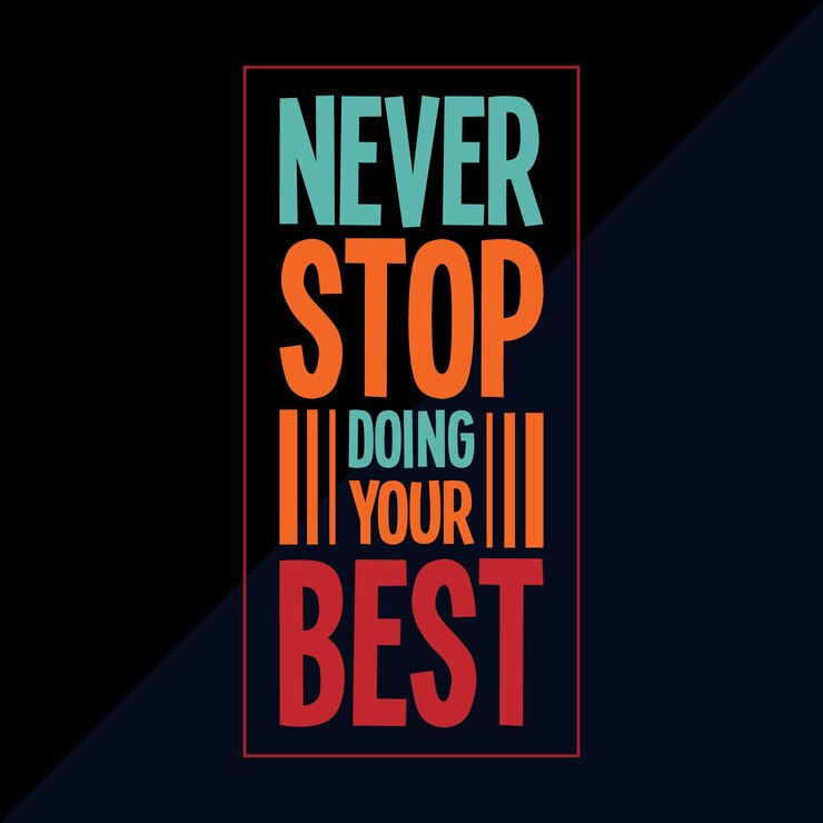 Vector de diseño de camiseta de tipografía motivacional