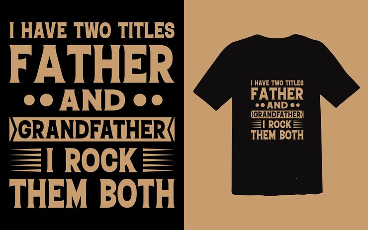 Vector de diseño de camiseta tipográfica del día del padre