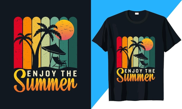 Vector de diseño de camiseta de verano