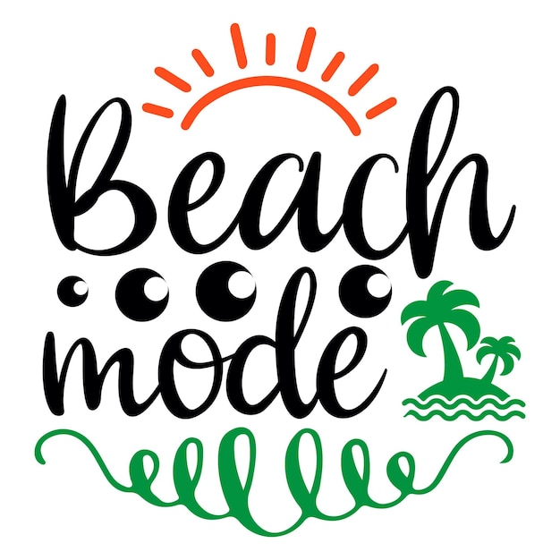 Vector y diseño de camiseta de verano
