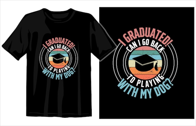Vector vector de diseño de camiseta vintage de graduación felicitaciones graduados clase de 2023