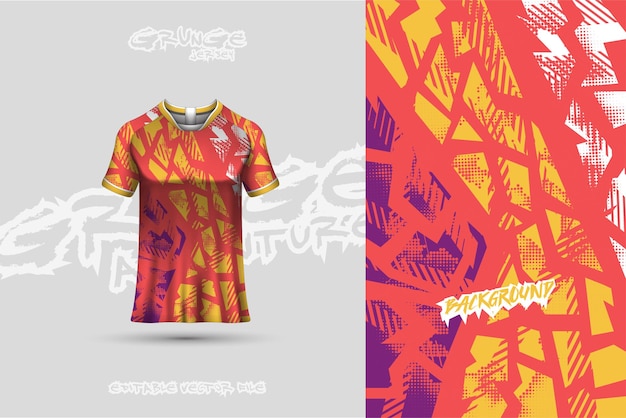 Vector de diseño de camisetas deportivas diseño deportivo para camisetas de fútbol, carreras y juegos vector