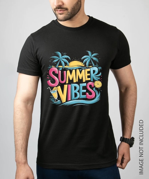 Vector vector de diseño de camisetas de verano