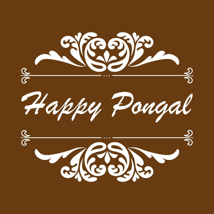 Vector de diseño de celebración para felices deseos y ceremonias tailandesas de Pongal