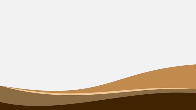 Vector de diseño de color de curva de banner de fondo abstracto