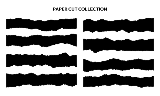 Vector de diseño de corte de papel del paquete