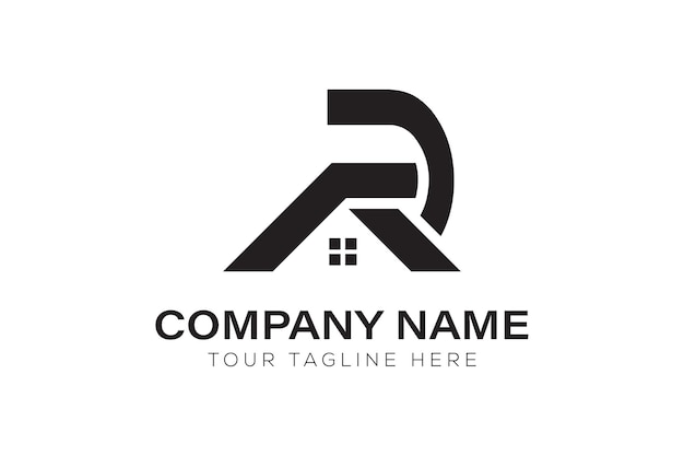 Vector de diseño creativo del logotipo de bienes raíces y viviendas