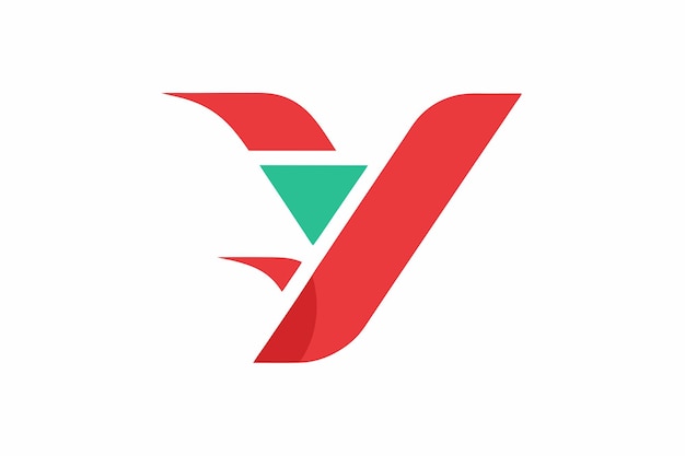 Vector de diseño creativo del logotipo Y