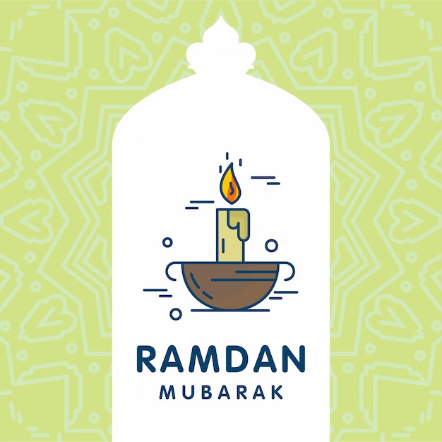 Vector de diseño creativo de Ramadan Kareem