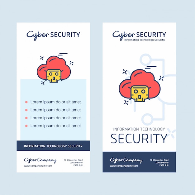 Vector de diseño creativo de seguridad cibernética