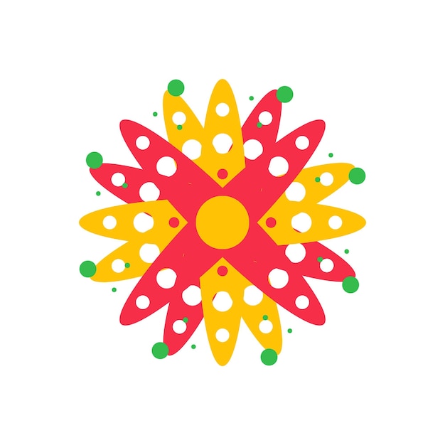 Vector de diseño de elementos del mes nacional del patrimonio hispano