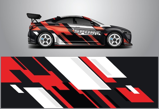 Vector de diseño de envoltura de automóviles