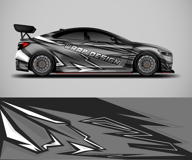 Vector de diseño de envoltura de automóviles