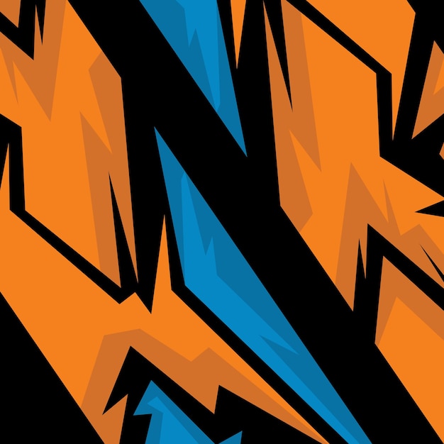 vector de diseño de envoltura de pegatina de coche deportivo