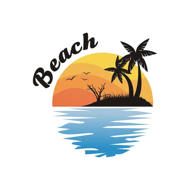Vector de diseño de escenas de playa