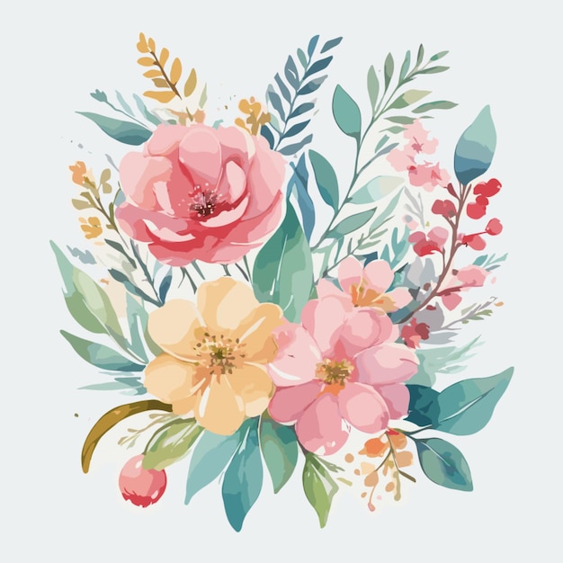 Vector de diseño floral