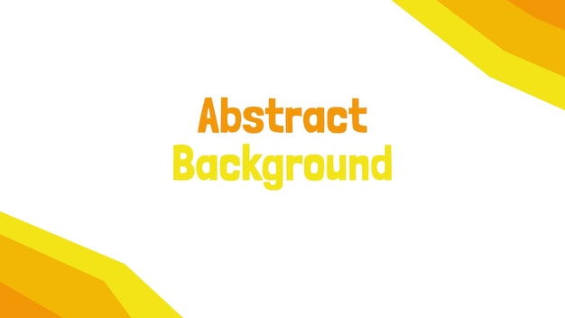 Vector de diseño de fondo abstracto blanco y amarillo