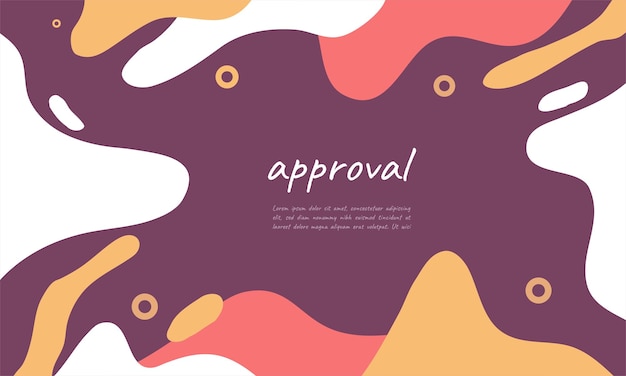 vector de diseño de fondo abstracto con estilo dibujado a mano