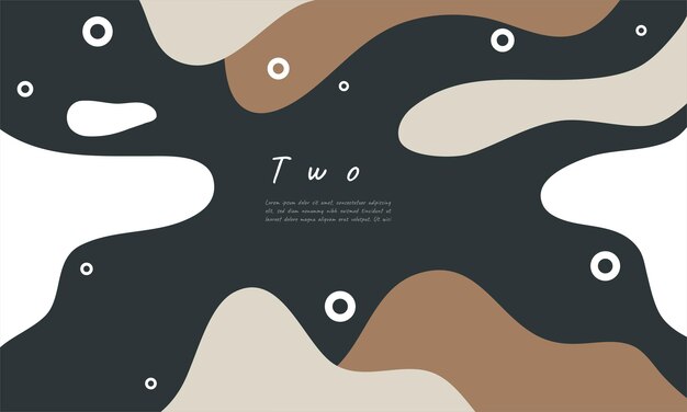 vector de diseño de fondo abstracto con estilo dibujado a mano