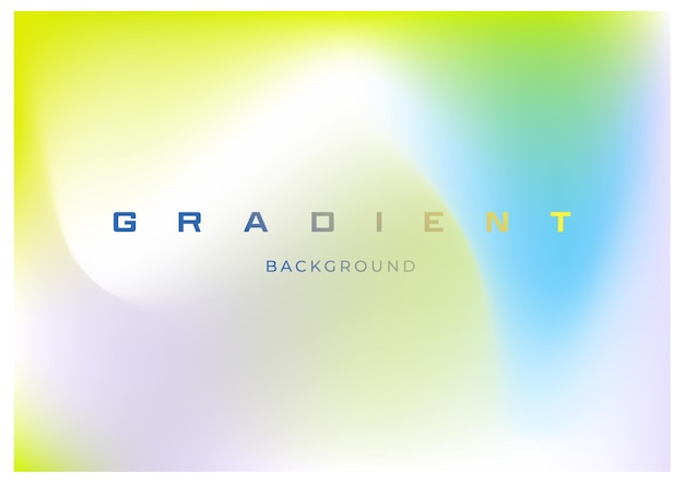 Vector de diseño de fondo abstracto de gradiente