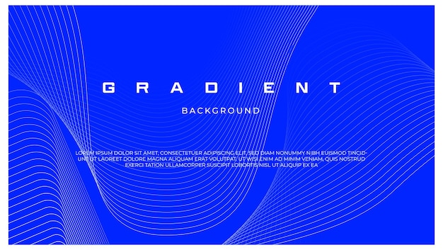Vector de diseño de fondo abstracto de gradiente