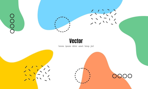 Vector de diseño de fondo colorido abstracto