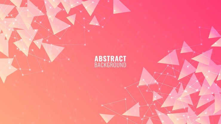 vector de diseño de fondo geométrico abstracto naranja rojo